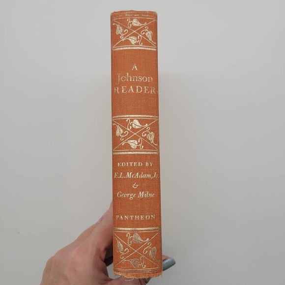 E.L. McAdam Jr, George Milne A Johnson Reader 1964 First Printing‎ - Picture 2 of 7